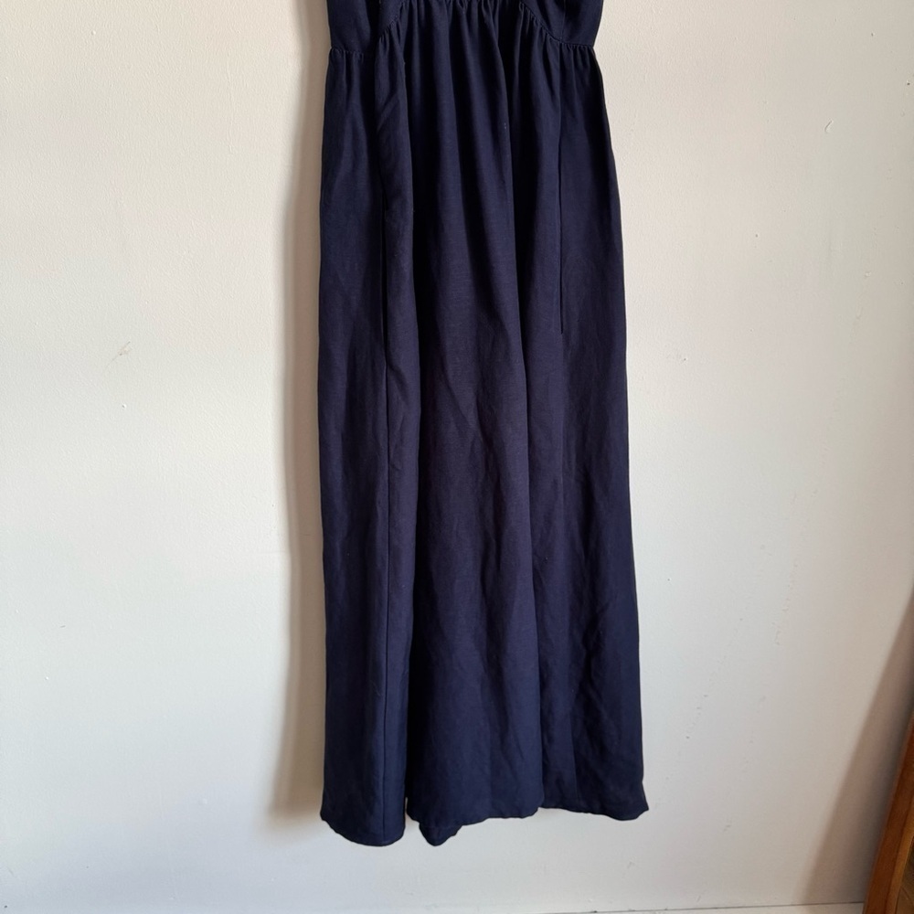 L'Agence Jessamy Empire Waist Linen Dress 0 - Picture 5 of 10